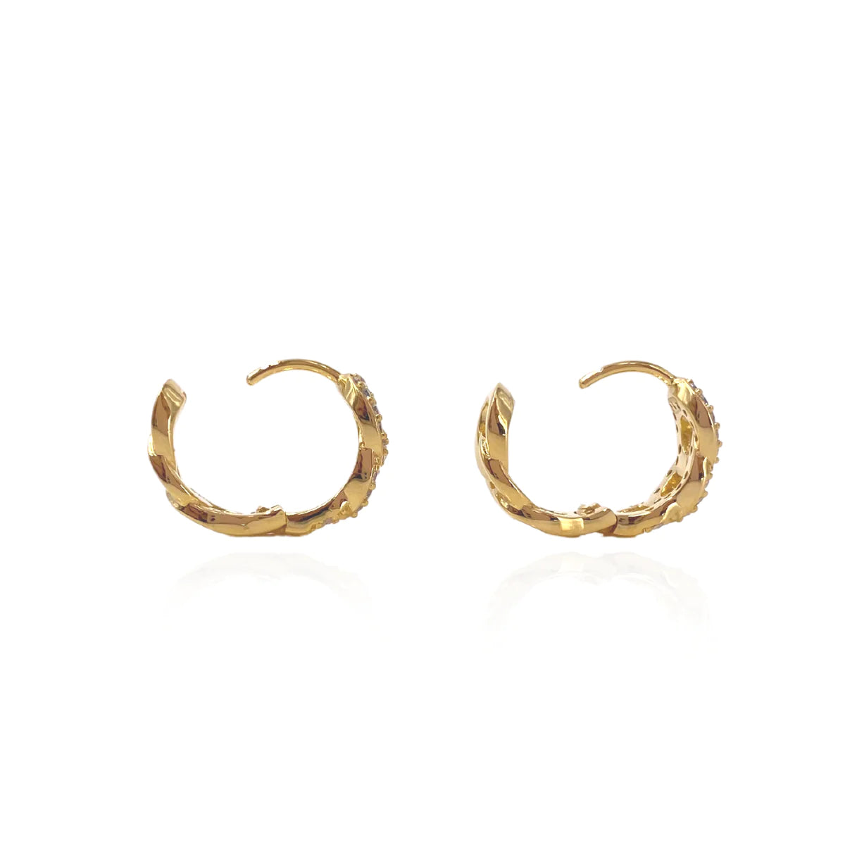 CURB EARRINGS