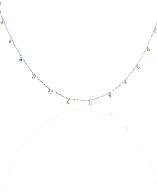 TROPICAL NECKLACE - SILVER
